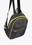 12425001-Logo and neon backpack-Black