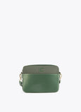 12427008-Laminated effect crossbody bag-Green