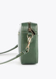 12427008-Laminated effect crossbody bag-Green