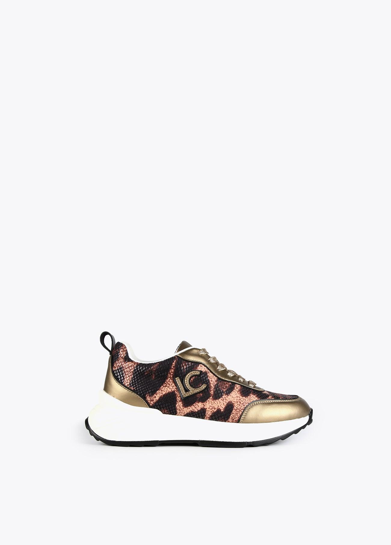 12430016-Animal print sneakers-Printed