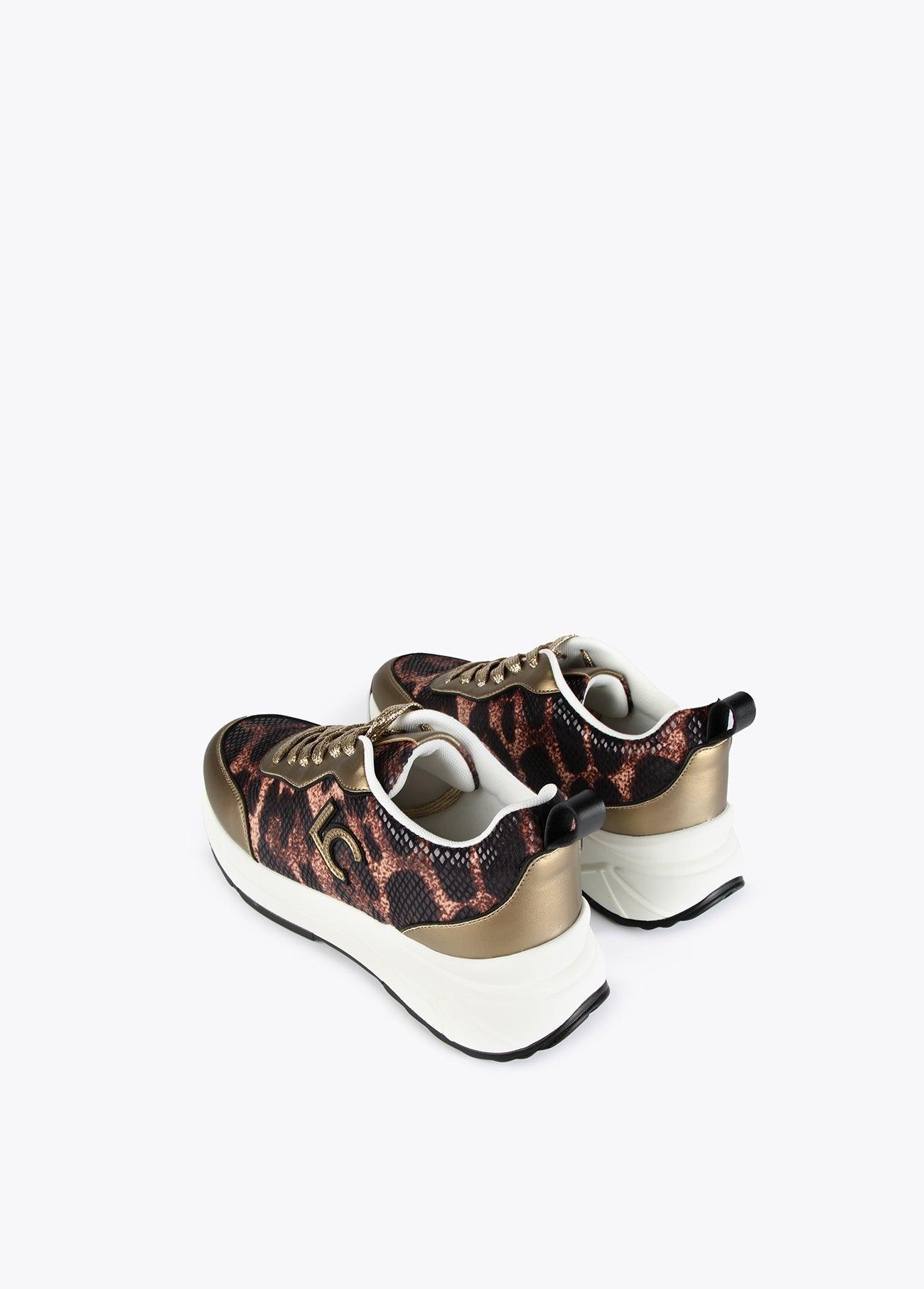 12430016-Animal print sneakers-Printed