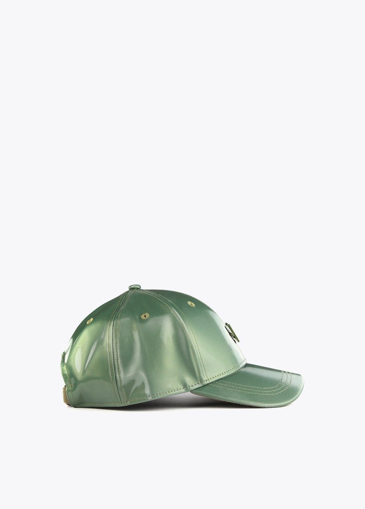 12443016-Patent leather cap-Kaki