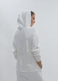 12462011-Zip sweatshirt with rhinestone details-White