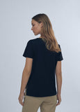 12462020-T-shirt with stud details-Black