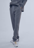 12467019-Trousers with drawstring detail-Grey