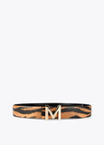 32407006-Animal print M belt-Printed