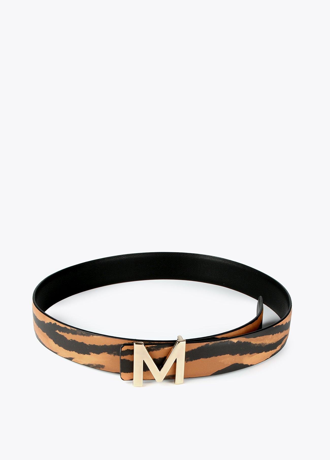 32407006-Animal print M belt-Printed