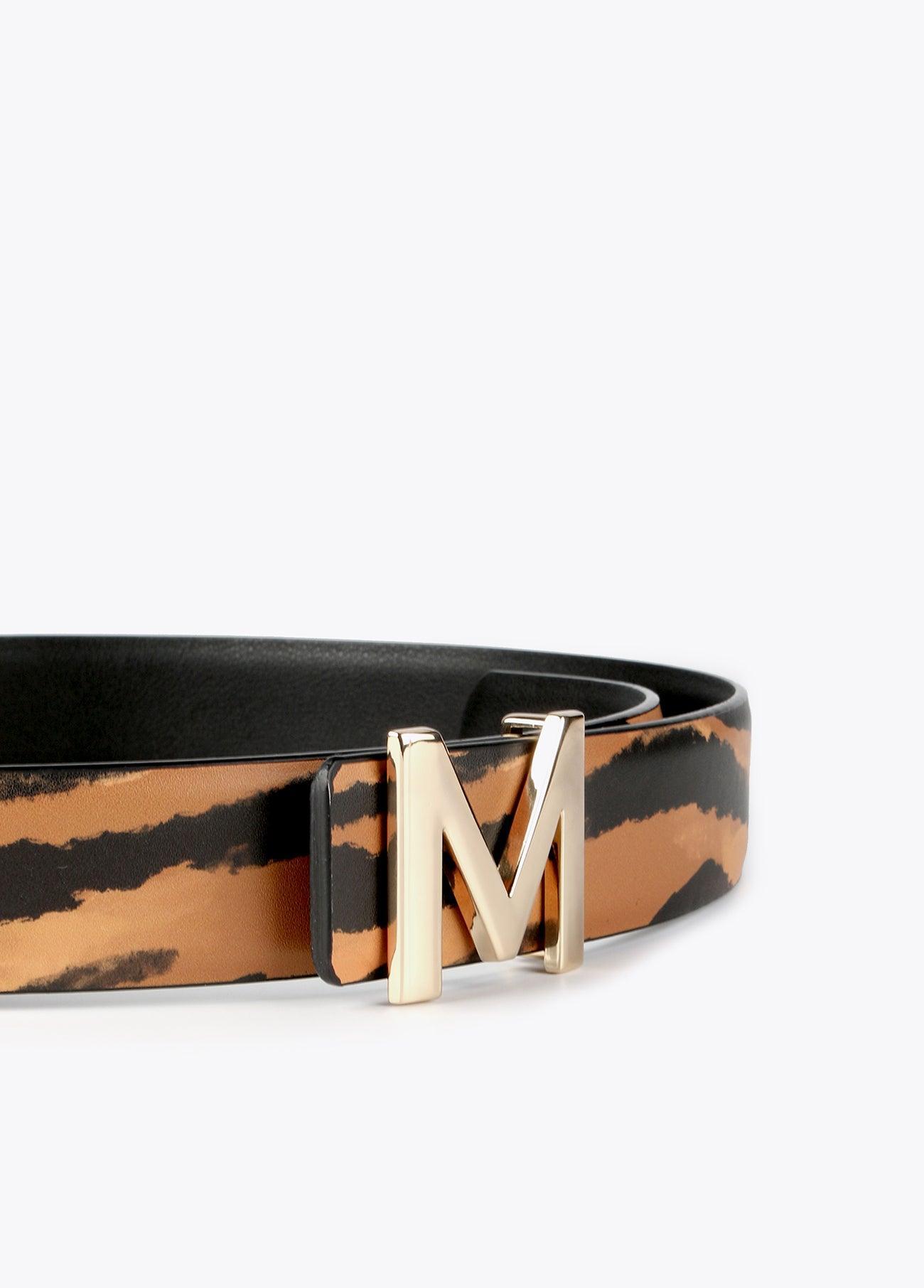 32407006-Animal print M belt-Printed