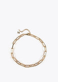 32411006-Short link necklace-Golden