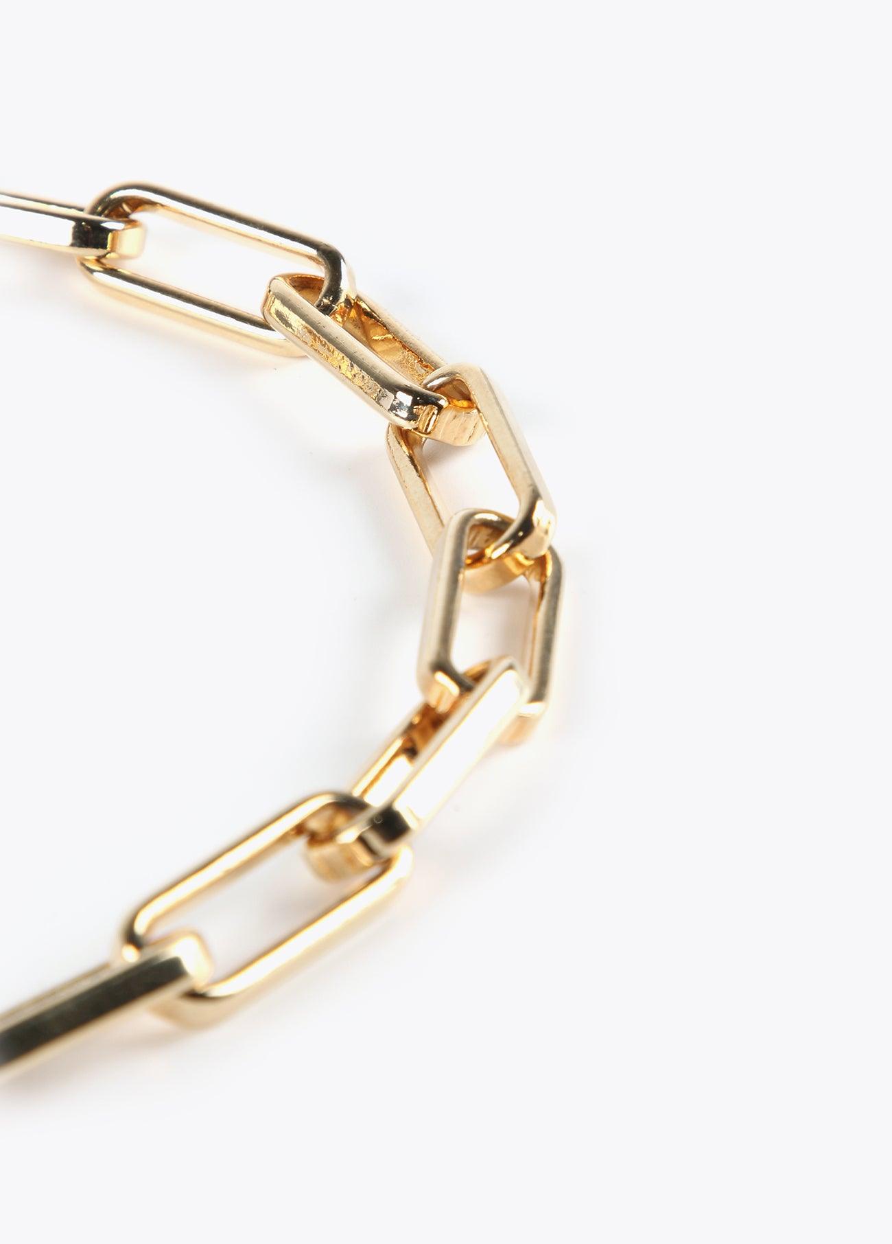 32411006-Short link necklace-Golden