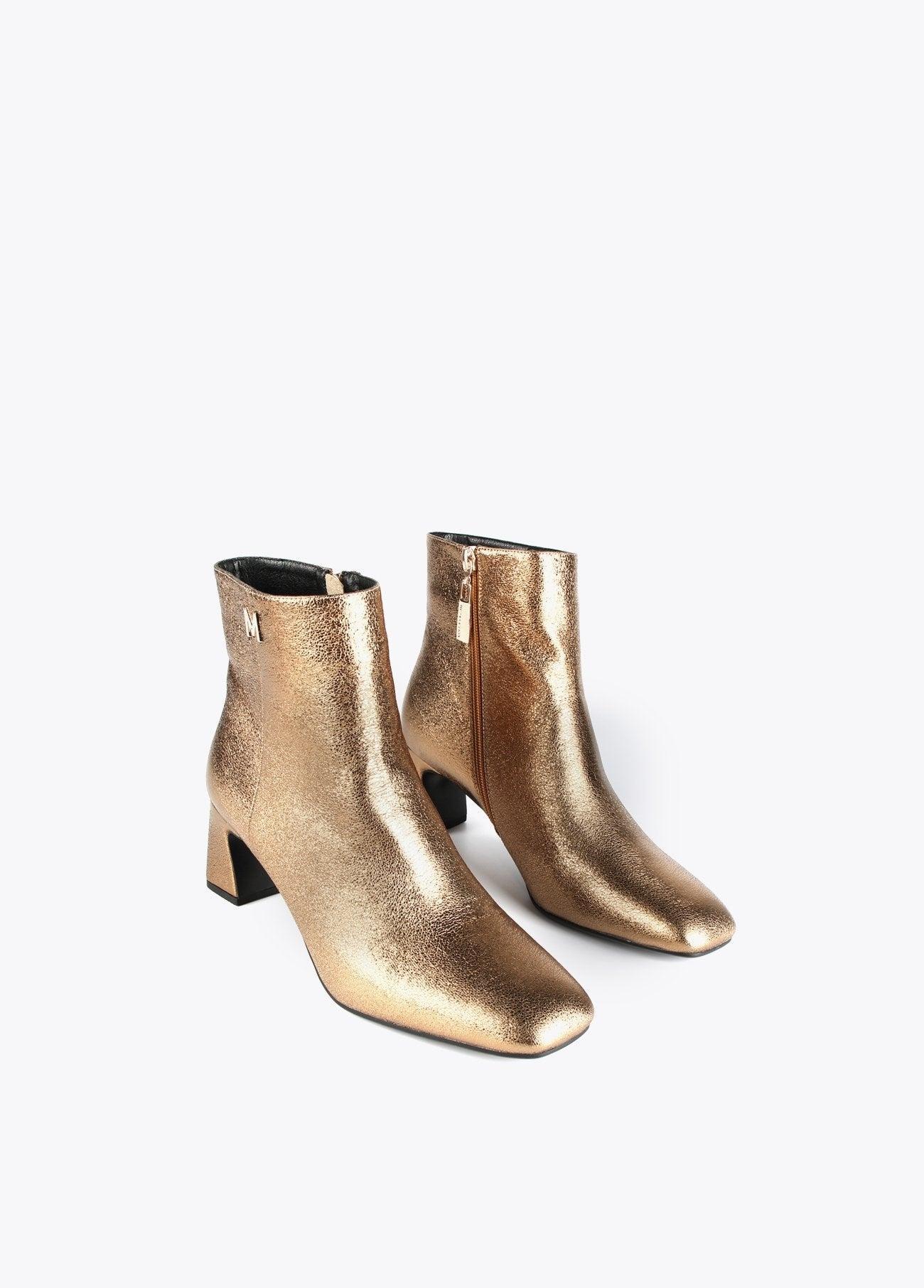 32434001-Metallic ankle boots-Golden