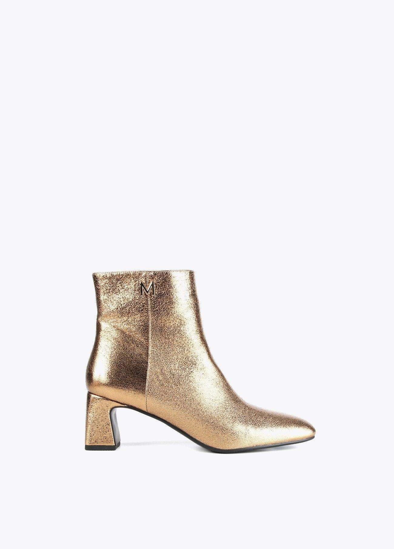 32434001-Metallic ankle boots-Golden