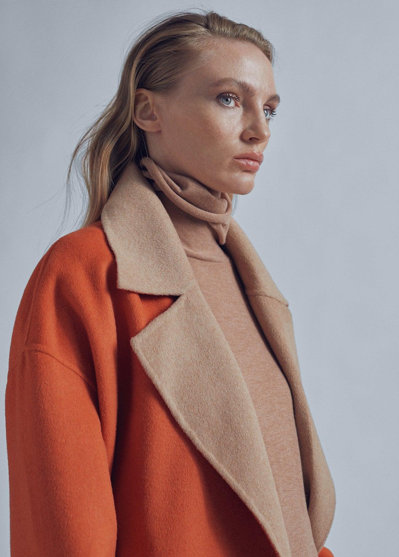 32470009-Coloured coat-Orange