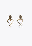 LS2403007-Gold-Golden heart earrings