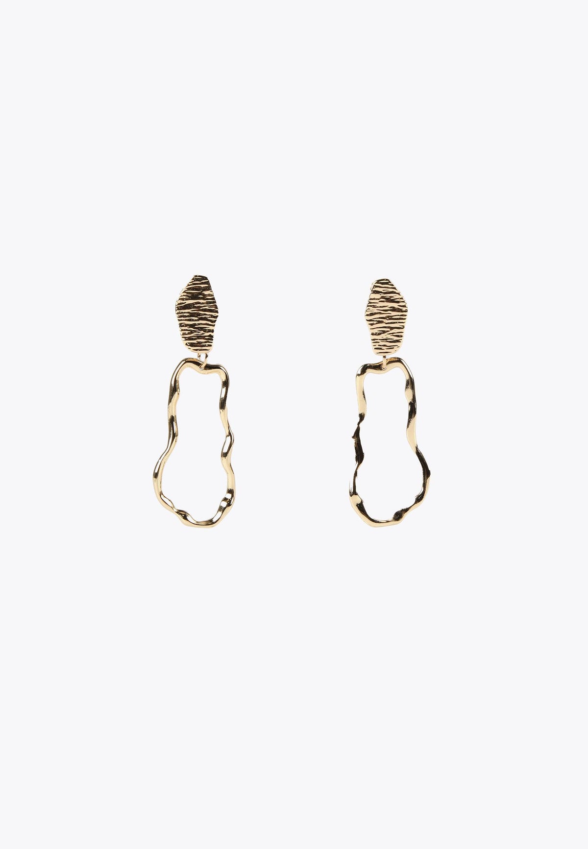 LS2403010-Gold-Multishape golden earrings