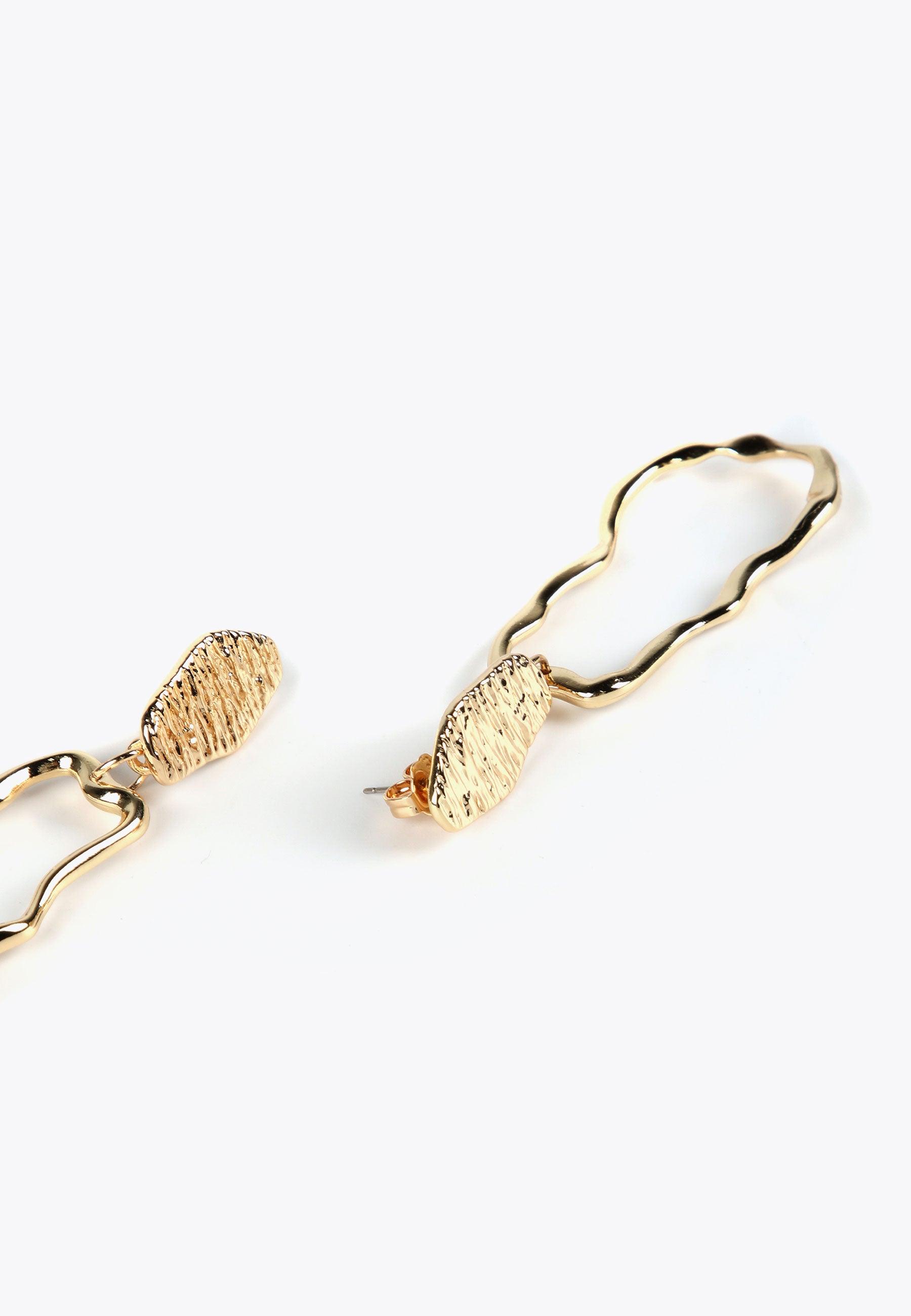 LS2403010-Gold-Multishape golden earrings