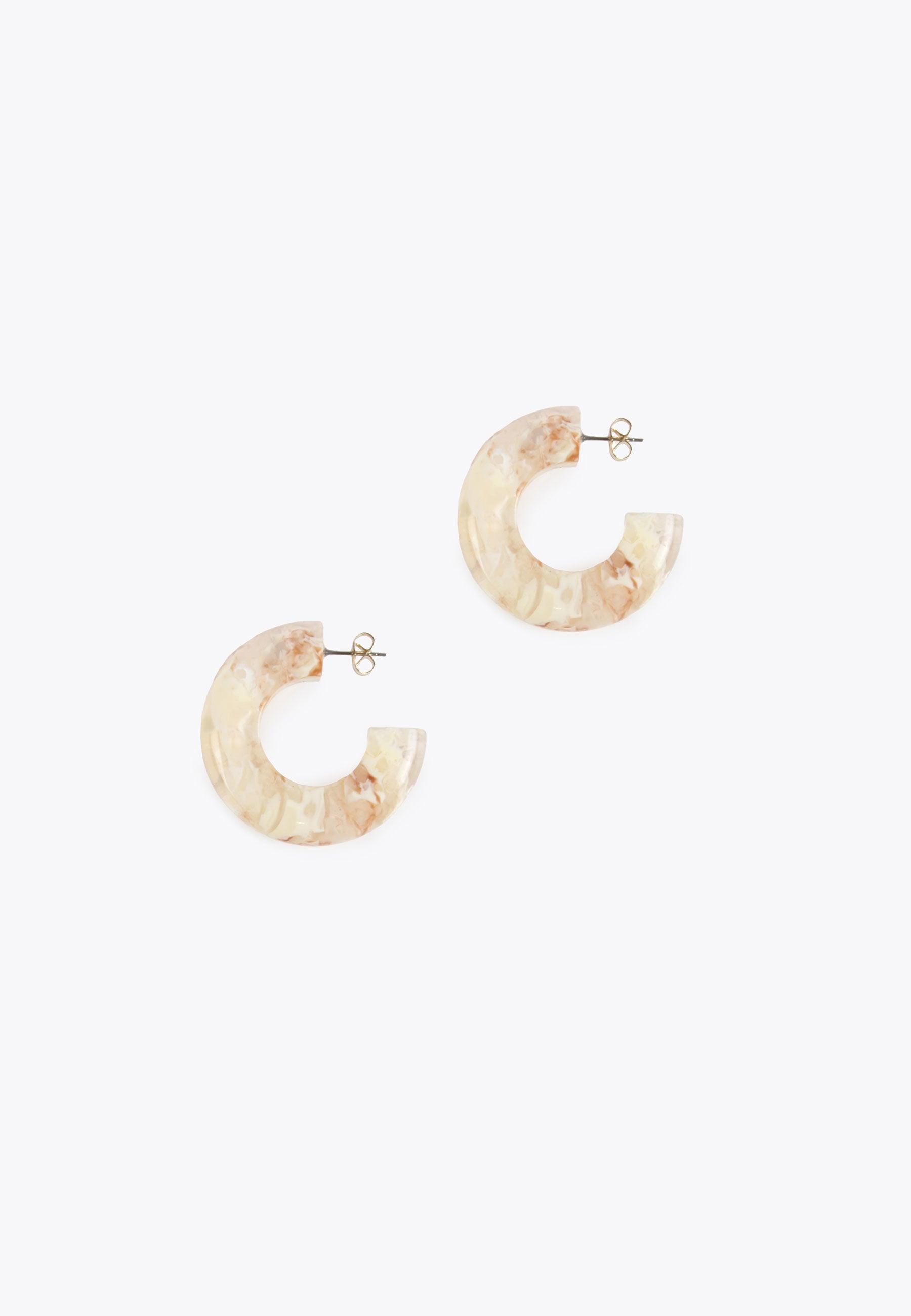 LS2403020-Ecru-Hoop earrings