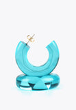 LS2403026-Electric-Blue-Thick hoop earrings