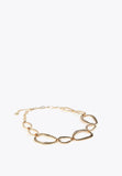 LS2403045-Gold-Golden choker necklace