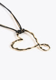 LS2403046-Gold-Long infinity heart necklace