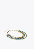 LS2403065-Blue-Yellow-Necklace with multicoloured crystals