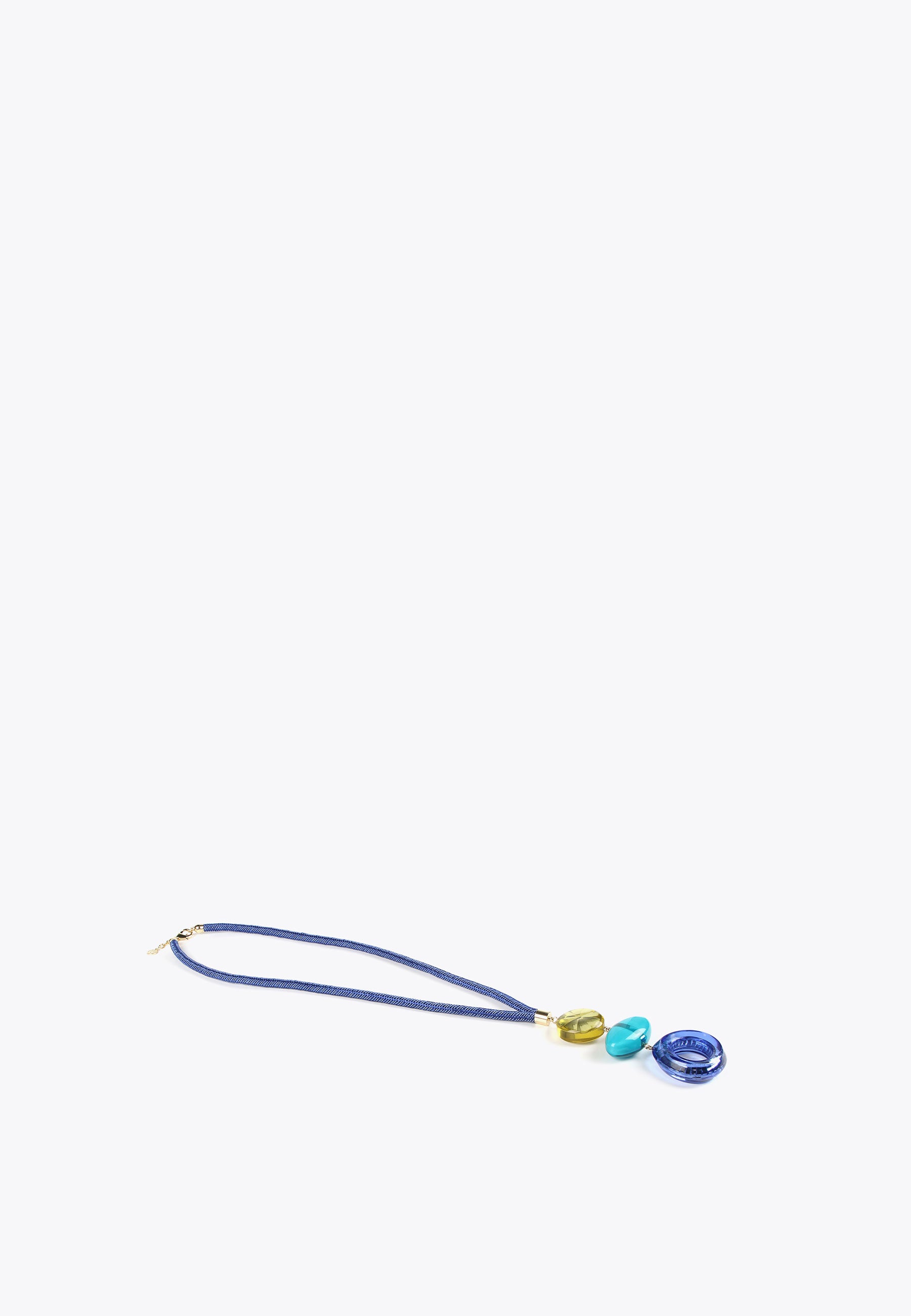 LS2403074-Electric-Blue-Maxi necklace with colourful pieces