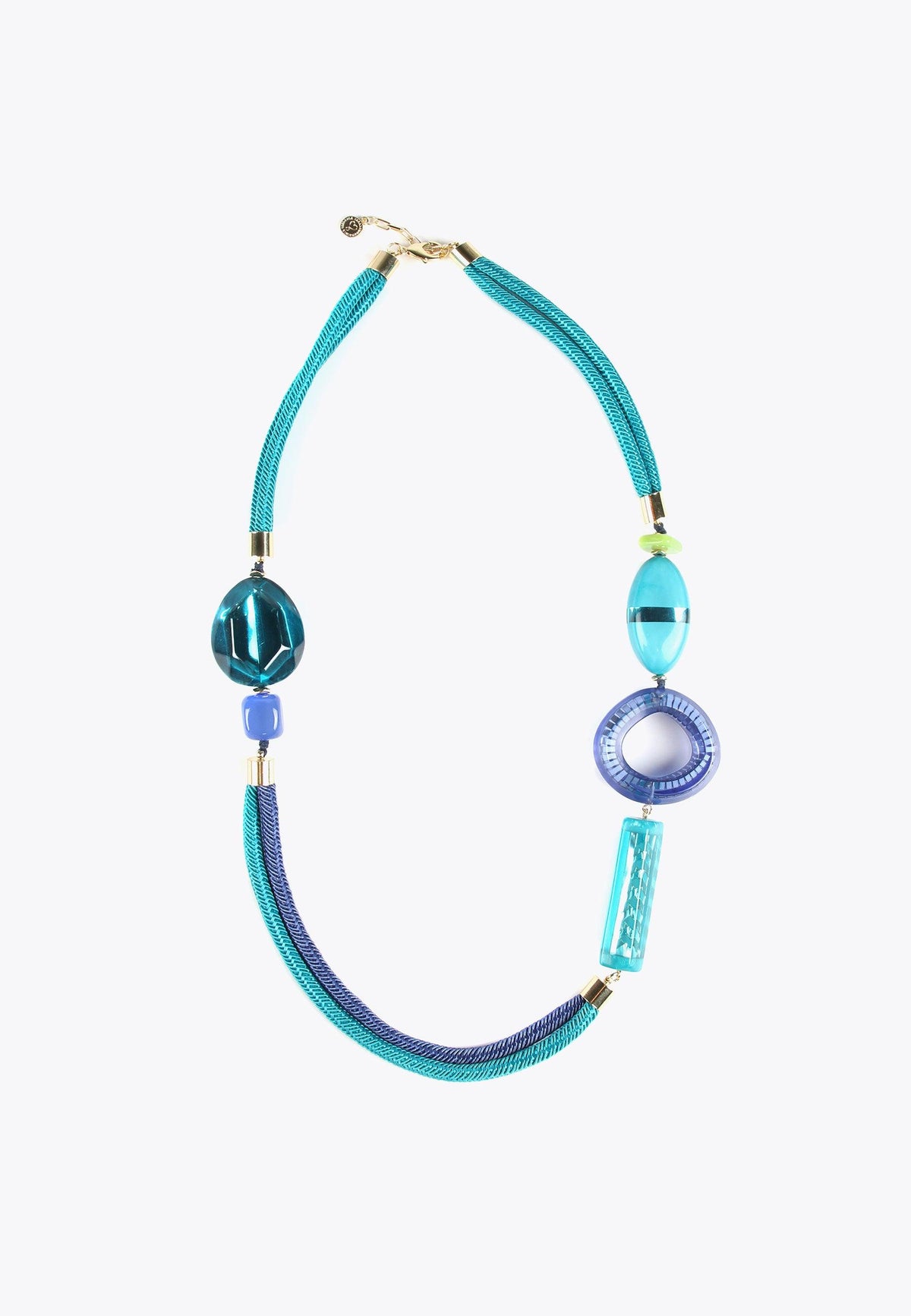 LS2403075-Electric-Blue-Cord necklace in blue tones