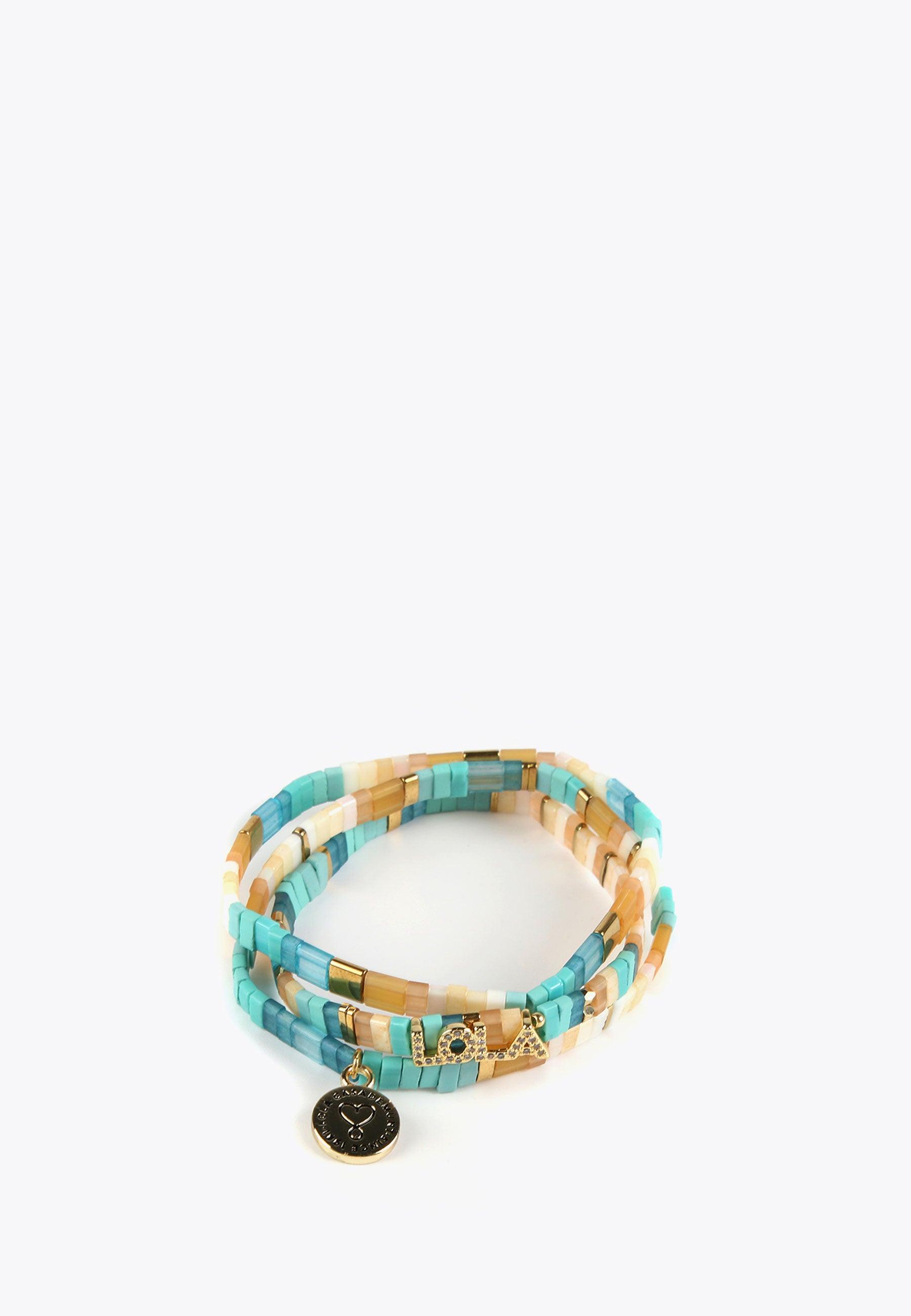 LS2403087-Green-Blue-Elastic bracelets