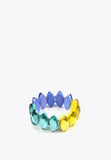 LS2403098-Electric-Blue-Colourful elastic bracelet