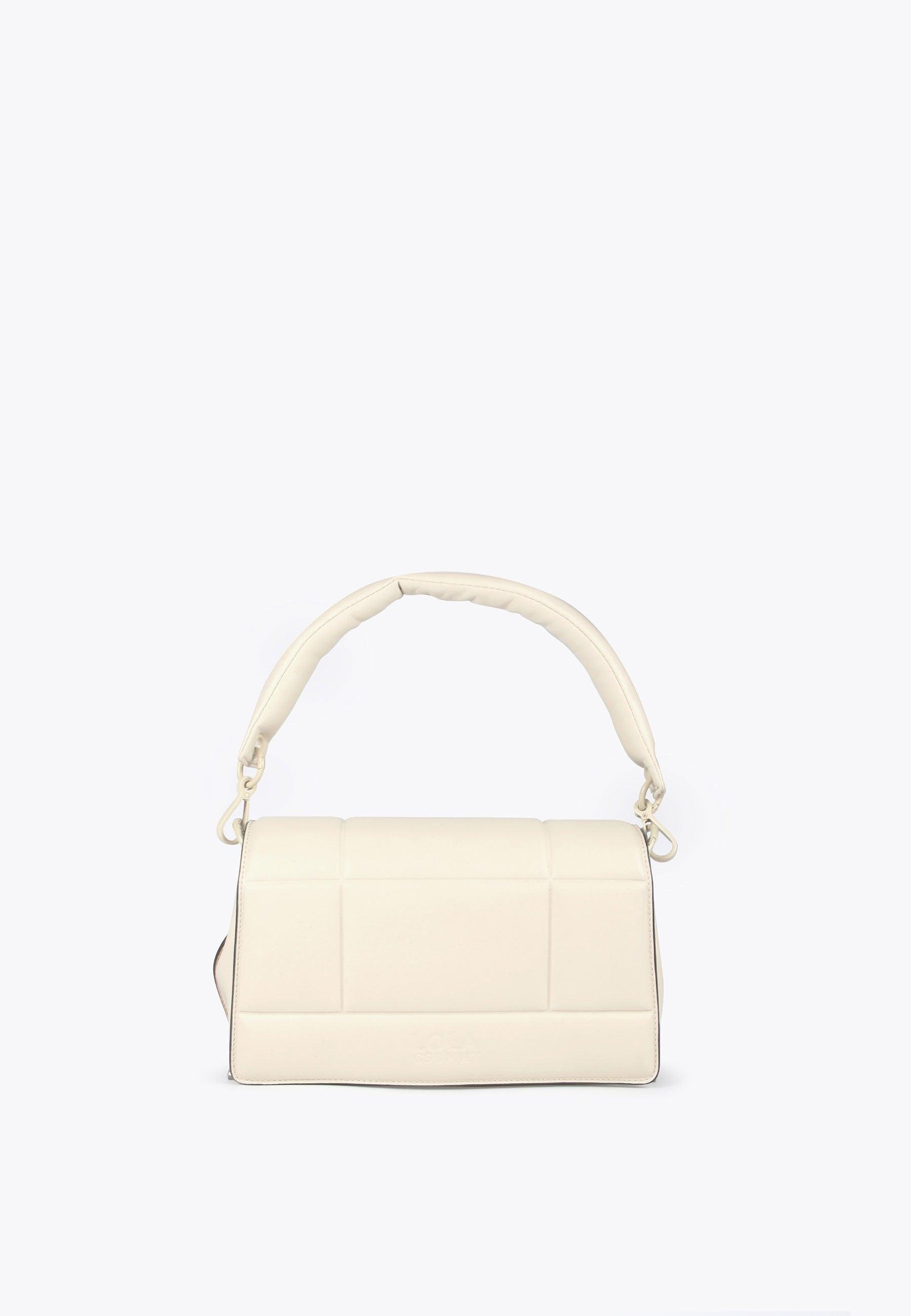 LS2404011-Ecru-Padded crossbody bag