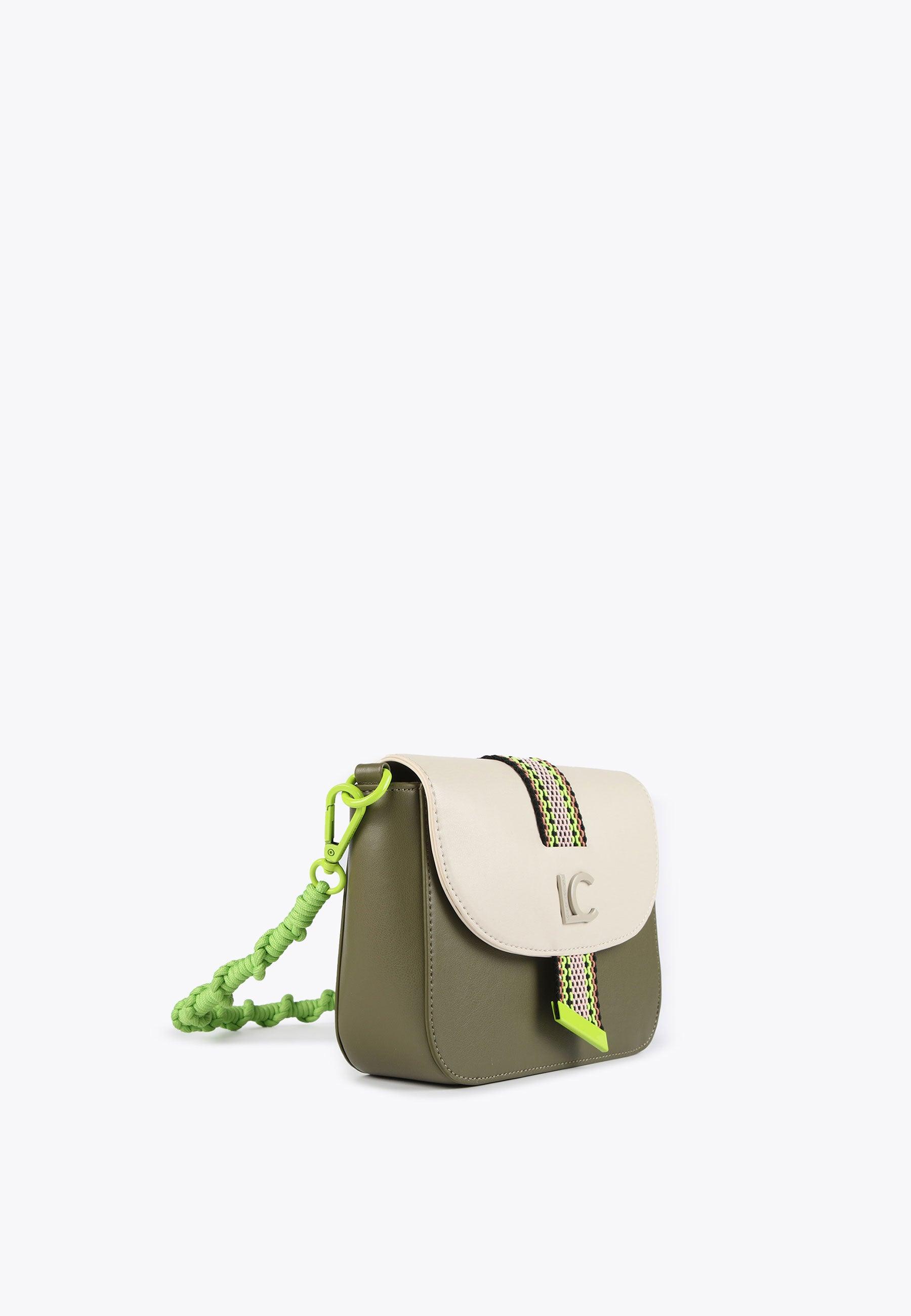 LS2404012-Khaki-Two-tone crossbody bag