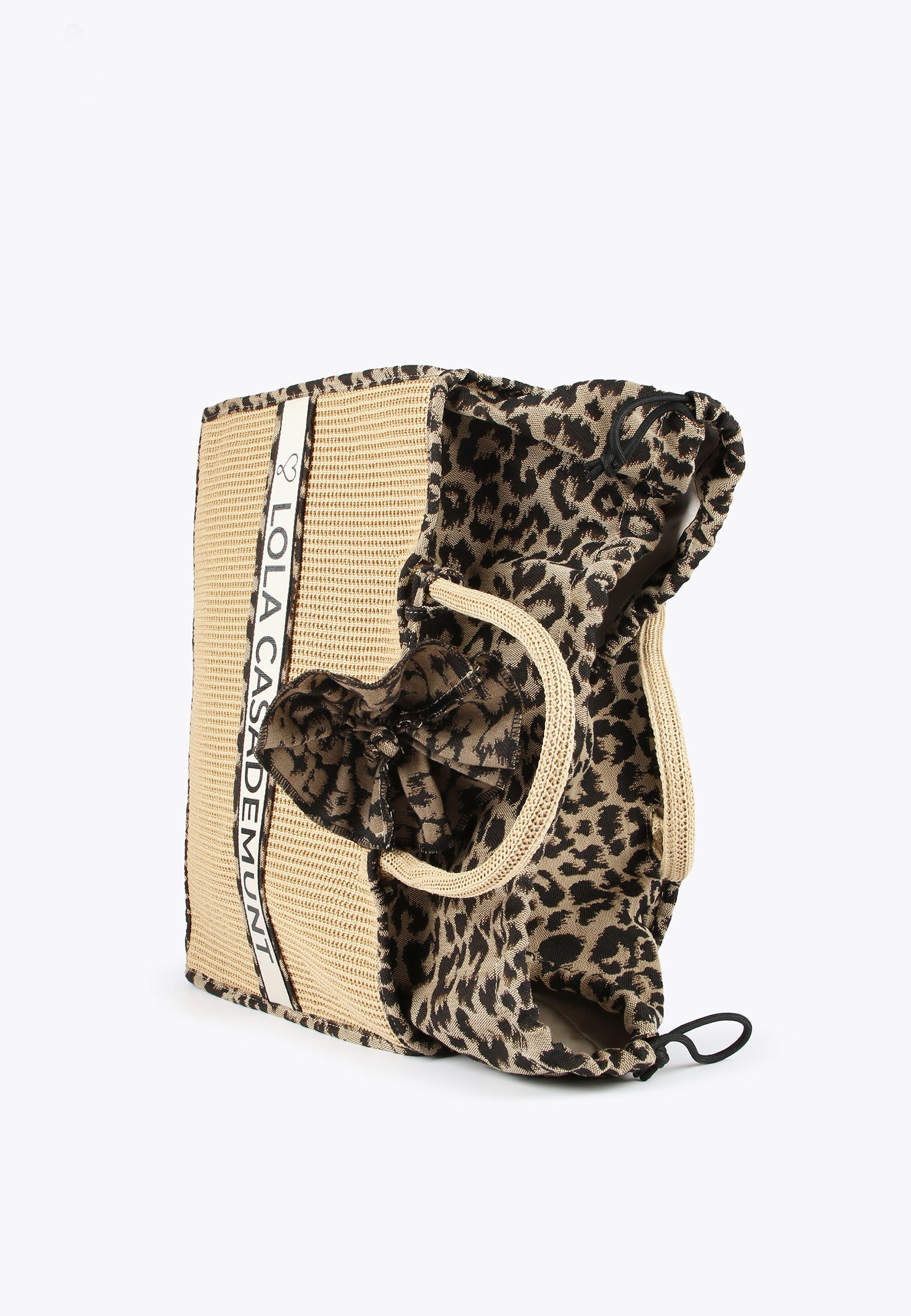 LS2404035-Brown-Black-Tote with animal print details