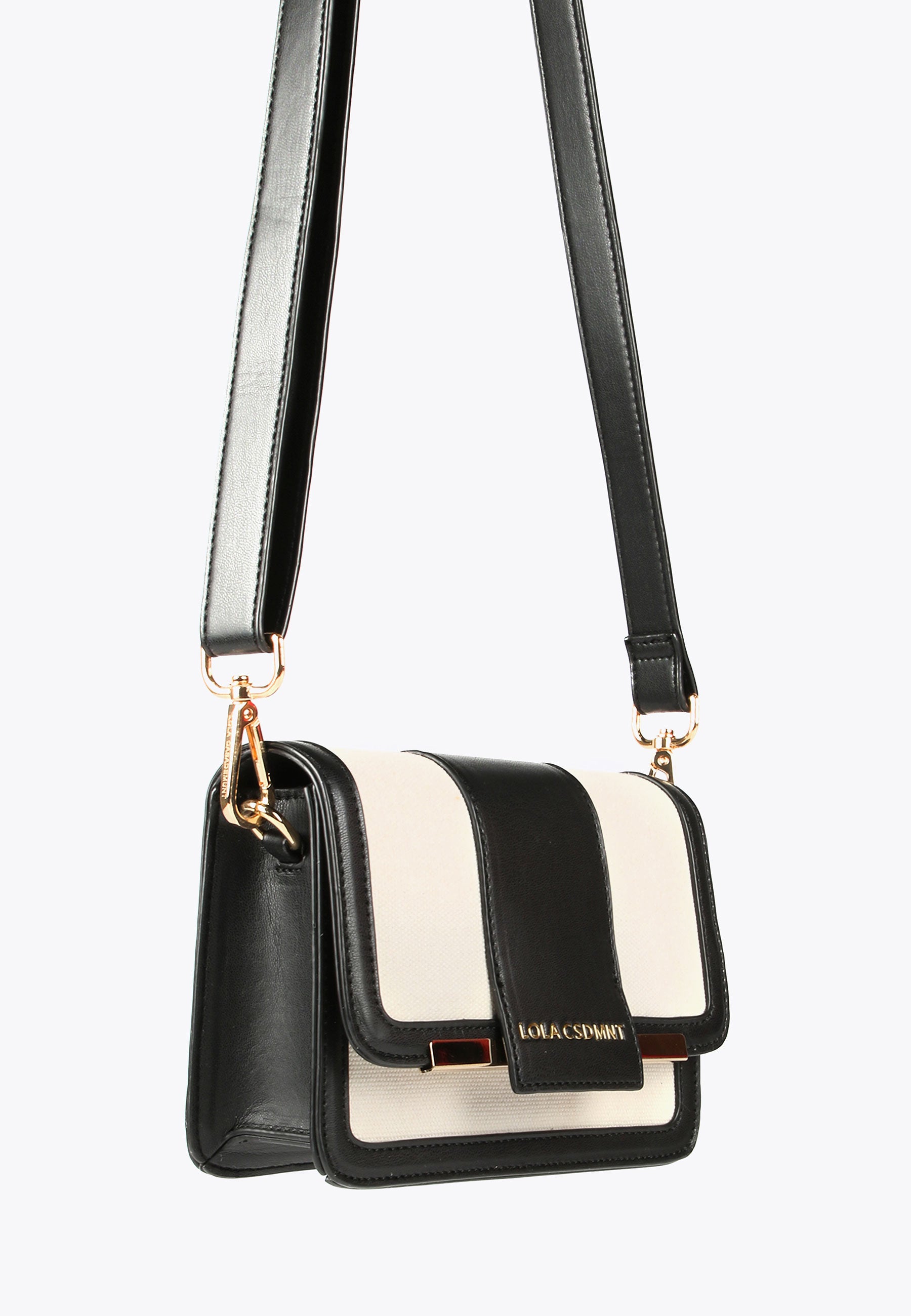 LS2404040-Ecru-Black-Two-tone crossbody bag