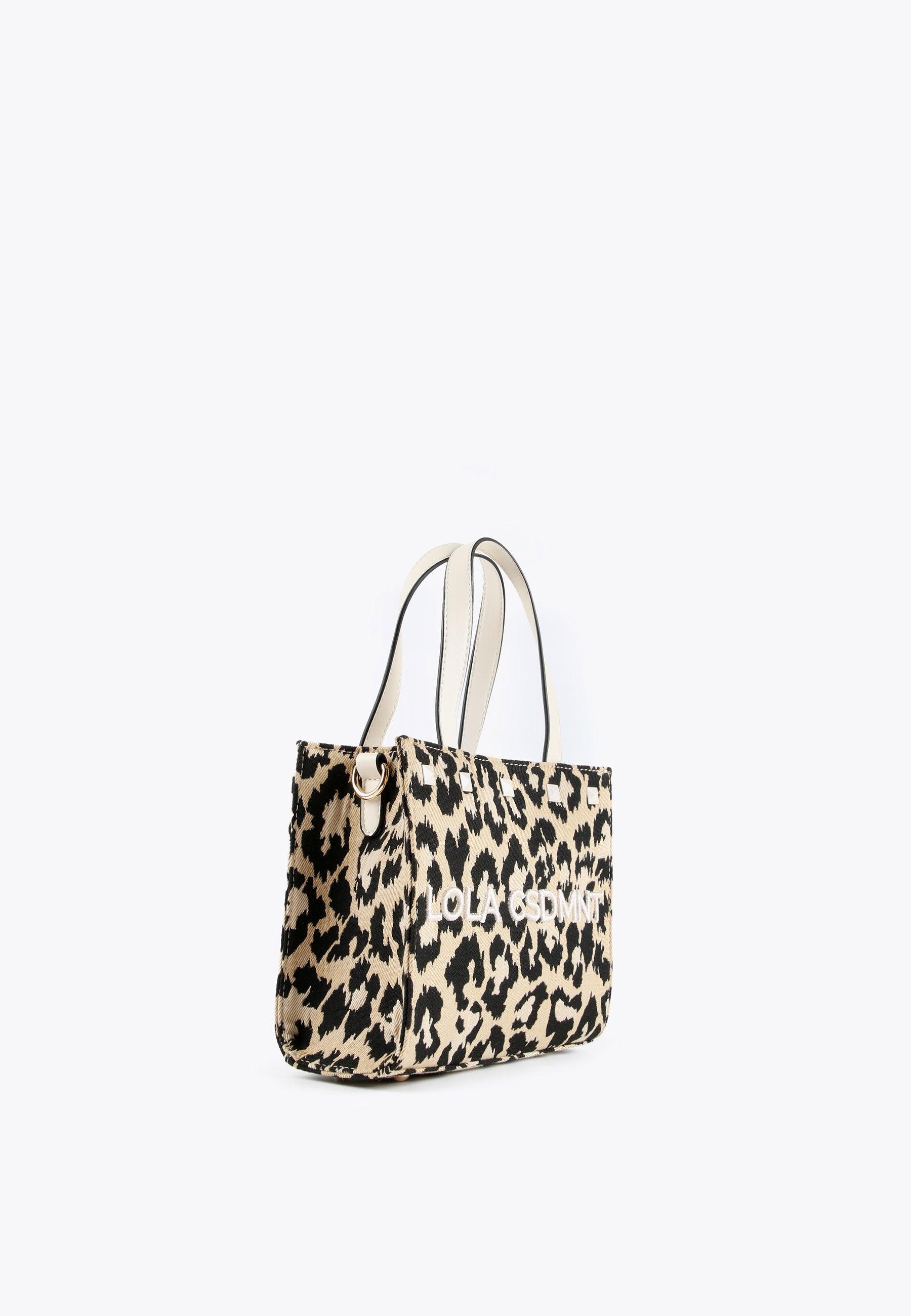 LS2404041-Ecru-Brown-Animal print canvas bag