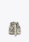 LS2404043-Ecru-Metal-Animal print bucket bag