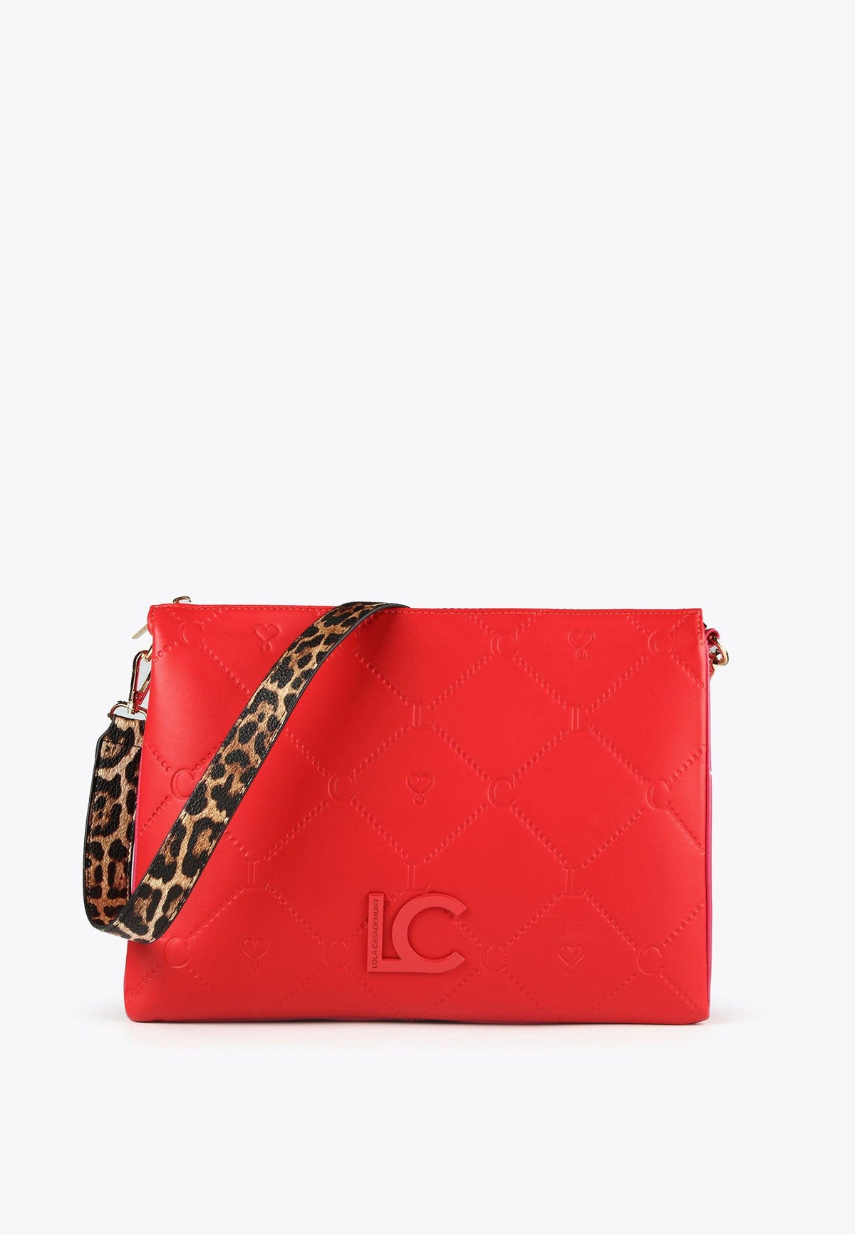 LS2404055-Red-Pink-Logo crossbody bag