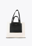 LS2404056-Ecru-Black-Two-tone tote bag