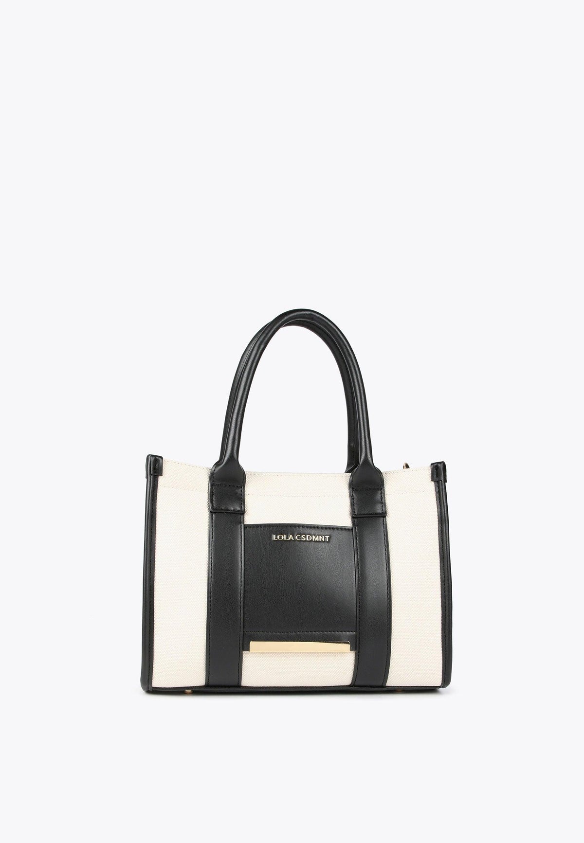 LS2404057-Ecru-Black-Small tote bag