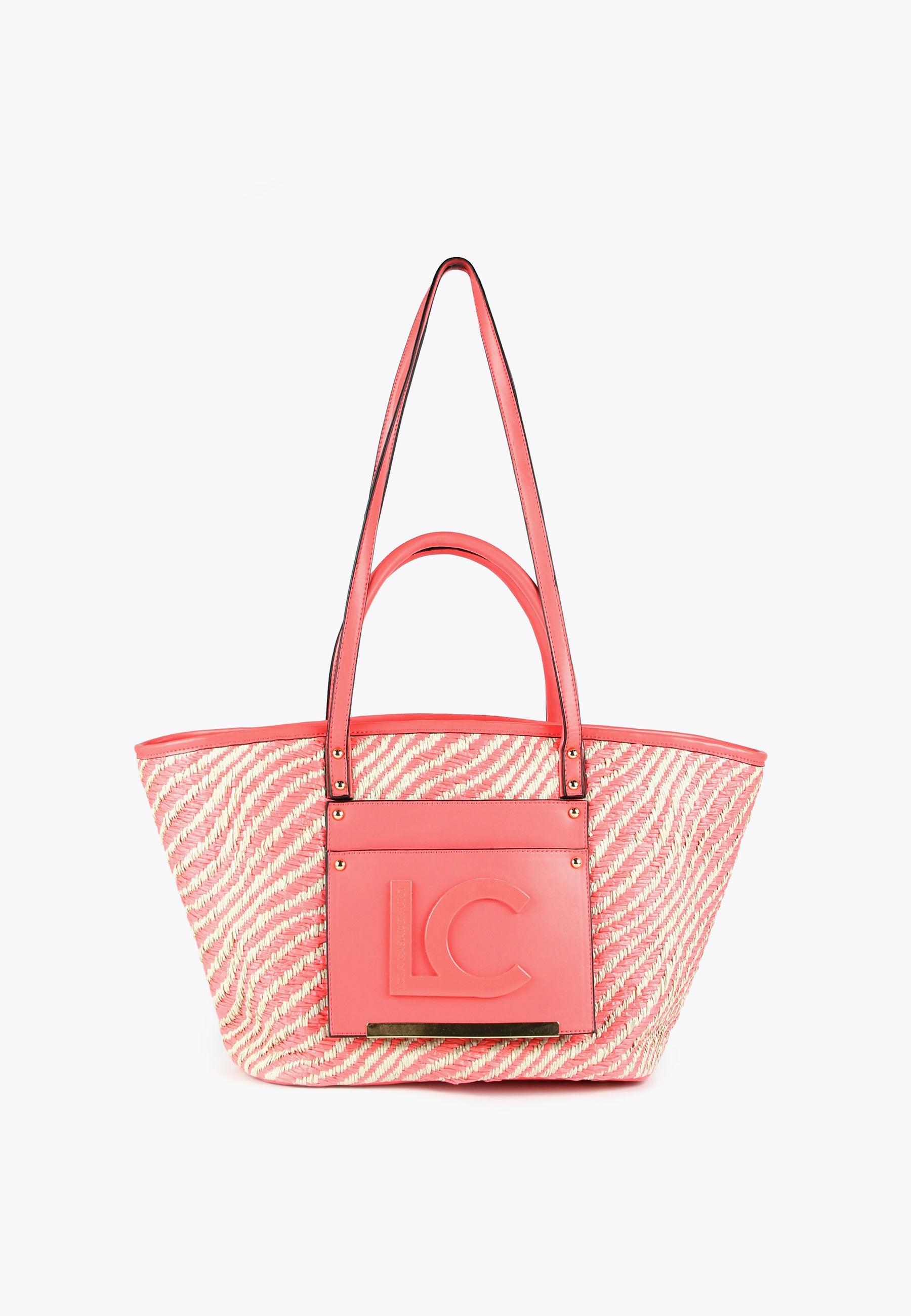 LS2404063-Coral-Basket-style tote bag