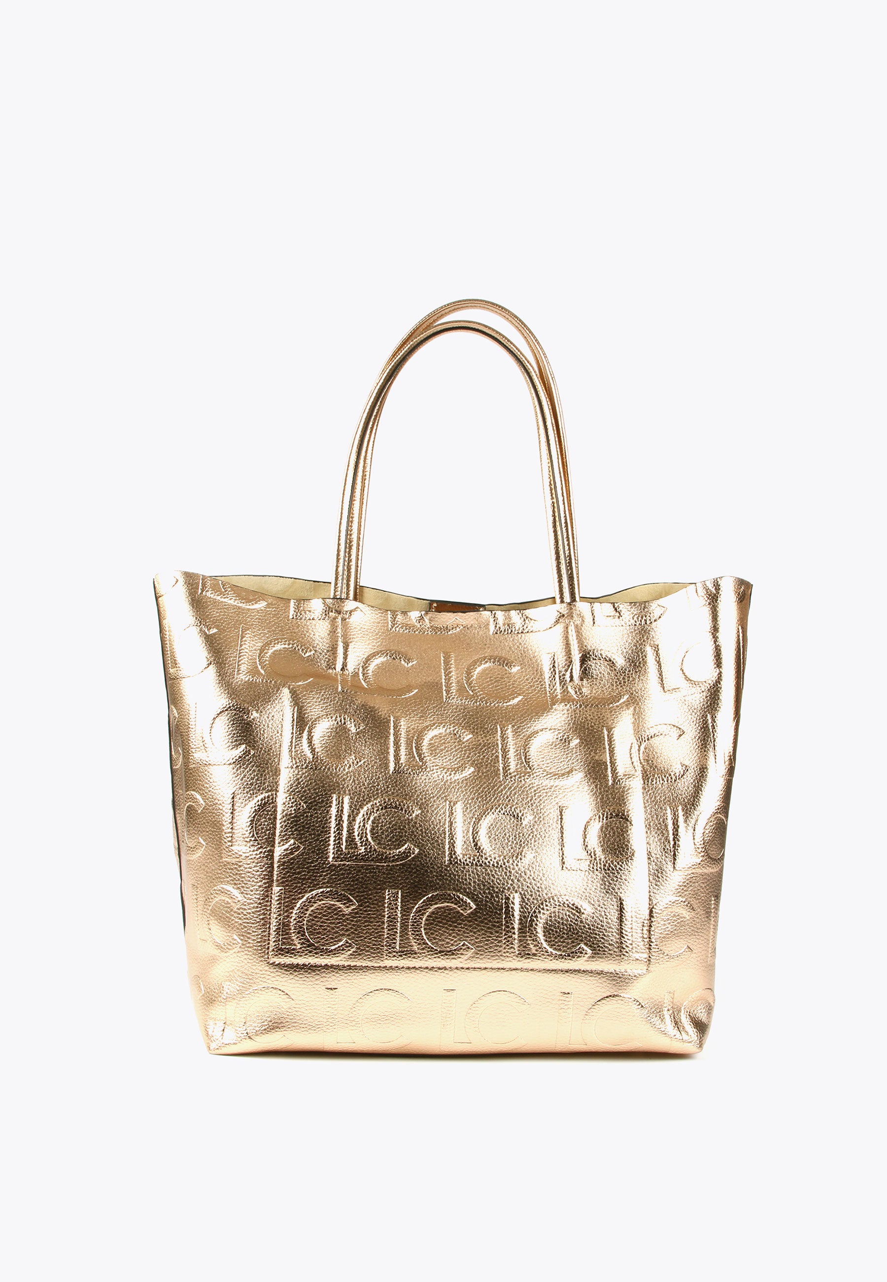 LS2404064-Gold-Metallic tote bag