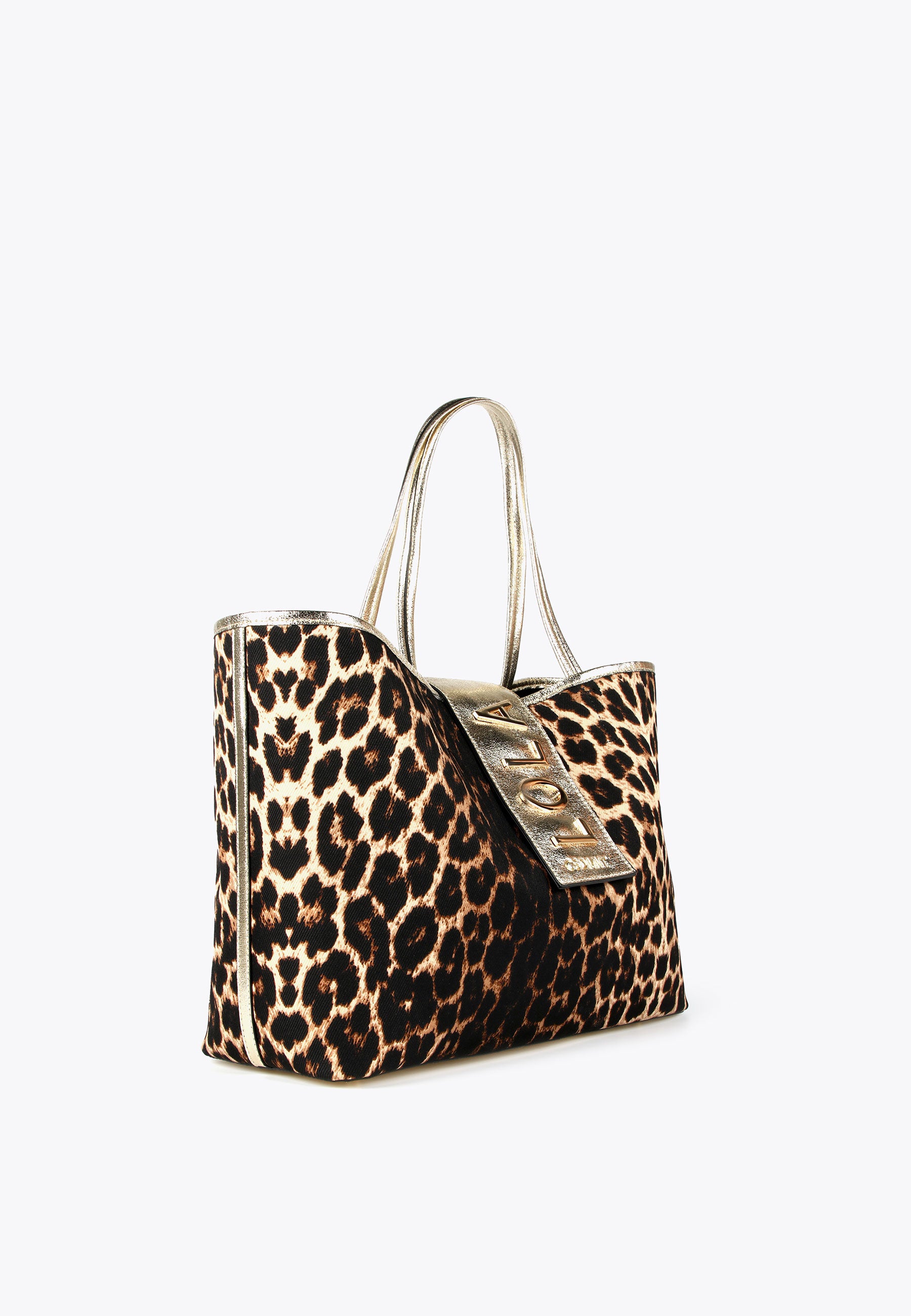 LS2404066-Ecru-Brown-Animal print tote bag