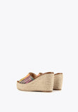 LS2405006-Brown-Pink-Multicoloured platform clogs