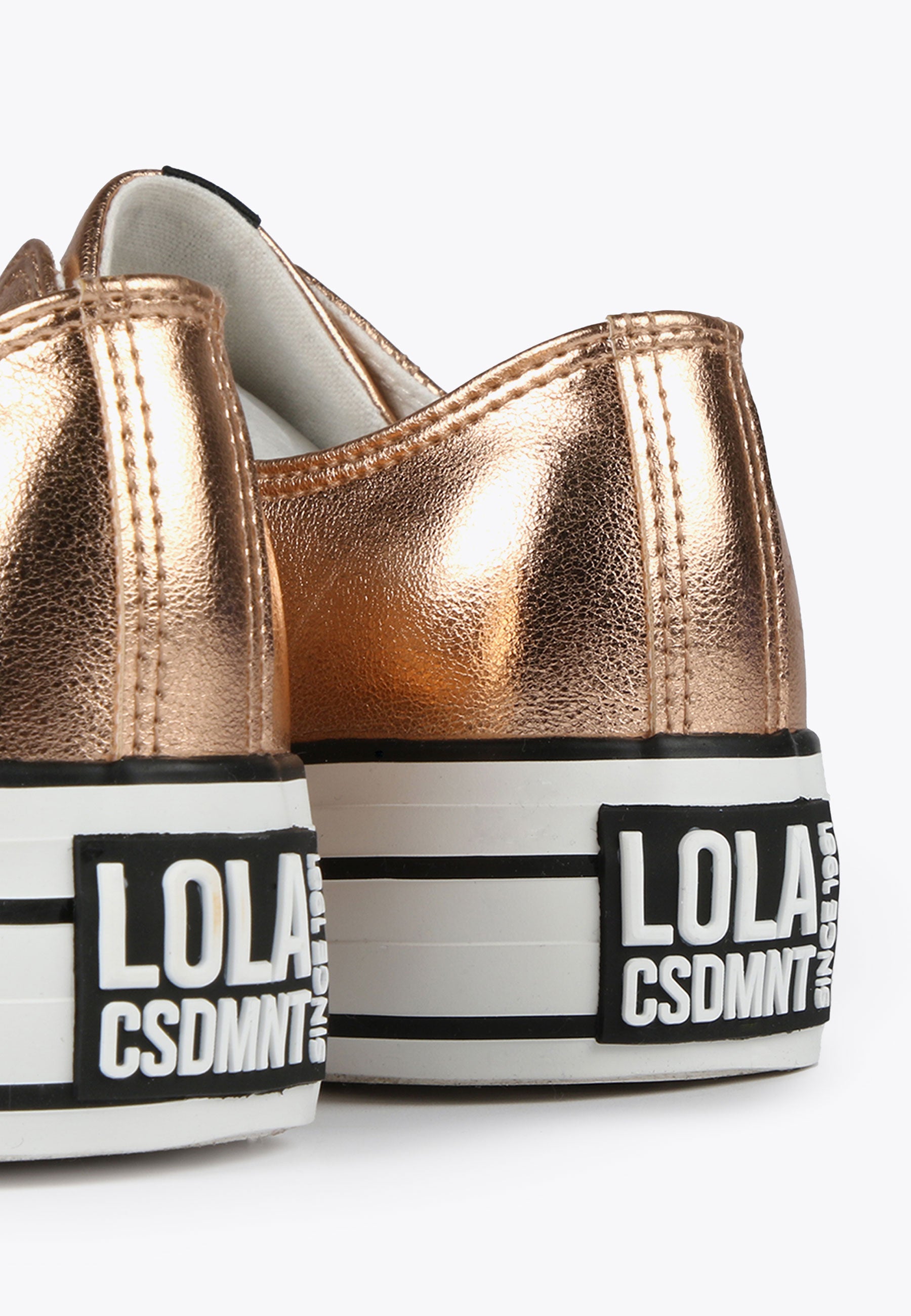 LS2405029-Gold-Metallic sneakers