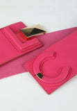 LS2406001-Pink-LC buckle belt