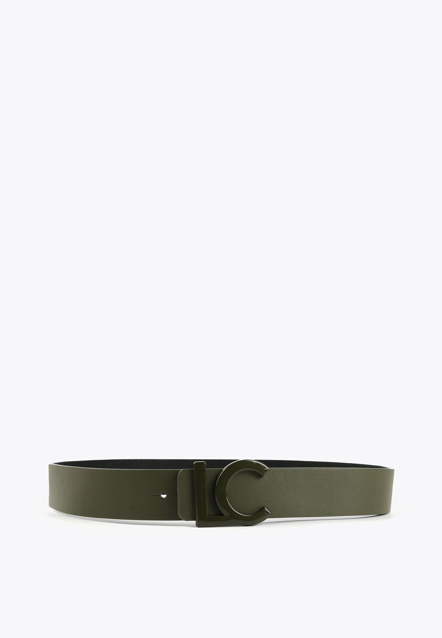 LS2406005-Khaki-Reversible printed belt