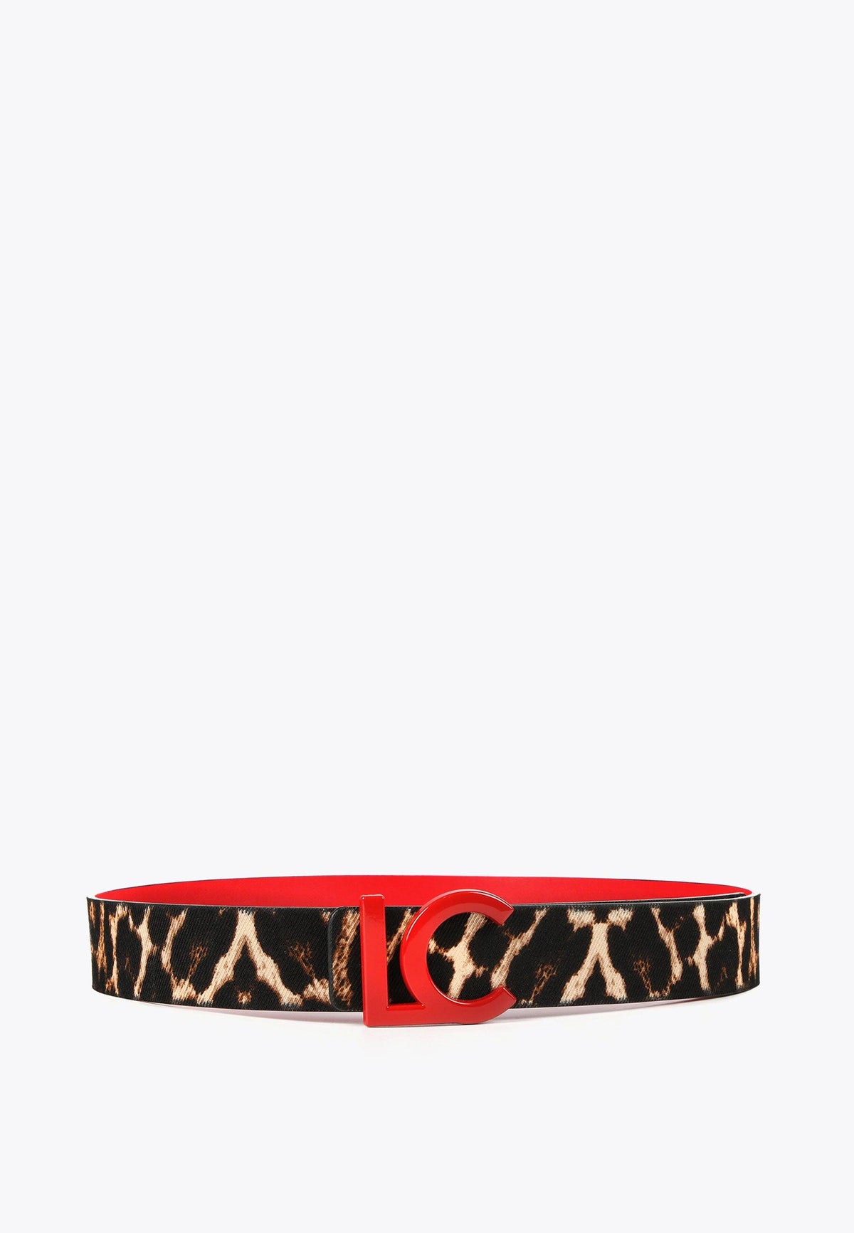 LS2406006-Red-Brown-Reversible printed belt