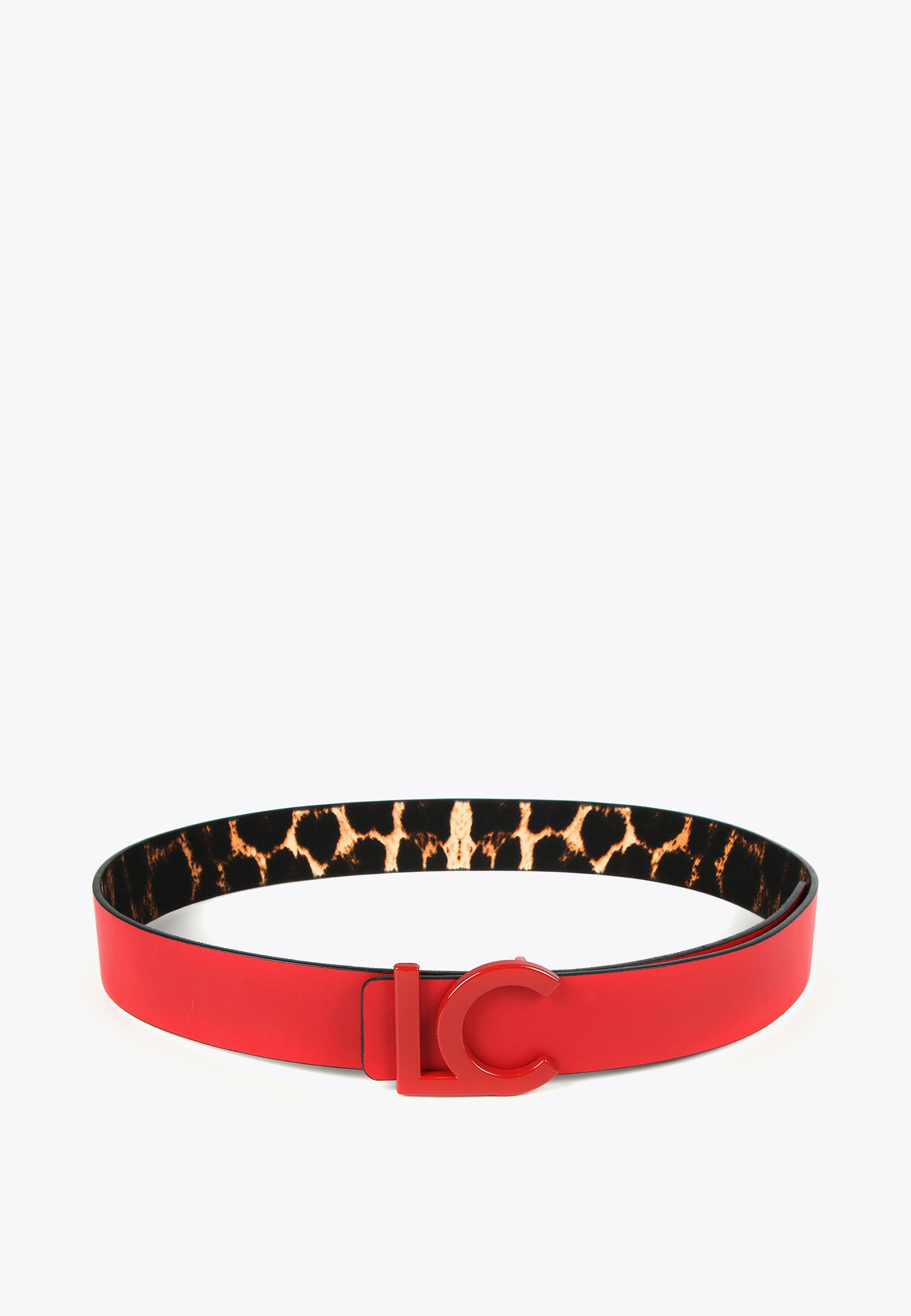 LS2406006-Red-Brown-Reversible printed belt