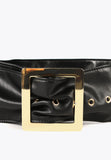 LS2406010-Black-Wide belt with maxi buckle