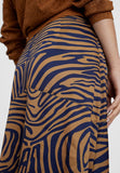 LS2408008-Brown-Blue-Zebra print midi skirt