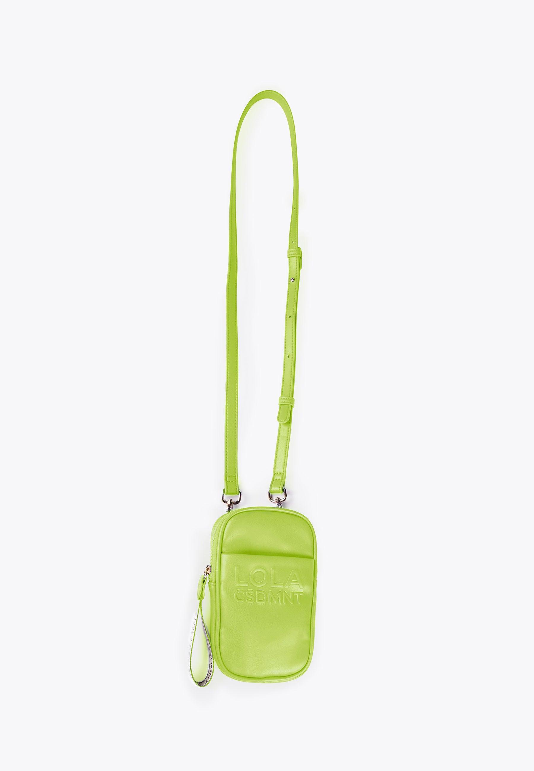 LS2412007-Lime-Mobile phone bag